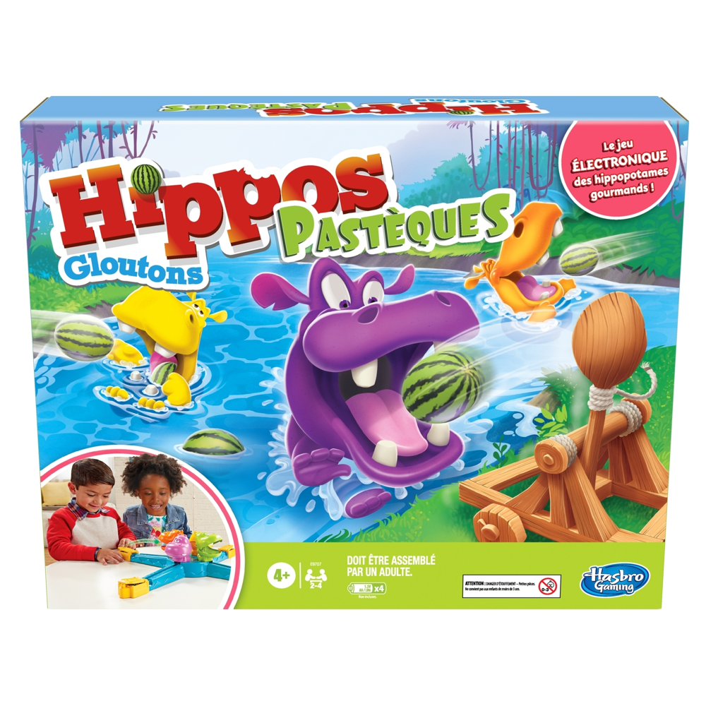Hippos gloutons Pastèques, jeu de société pour enfants dès 4 ans
