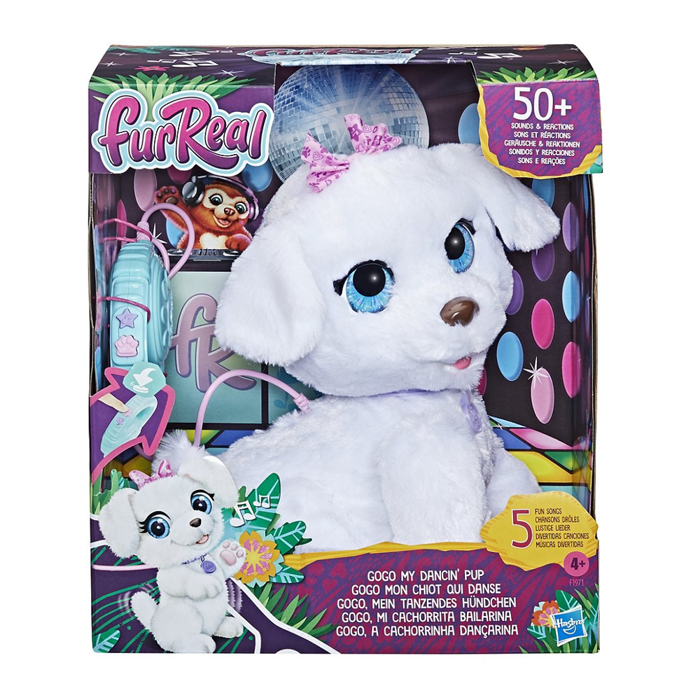furReal, GoGo mon chiot qui danse, peluche chien interactif, dès 4 ans