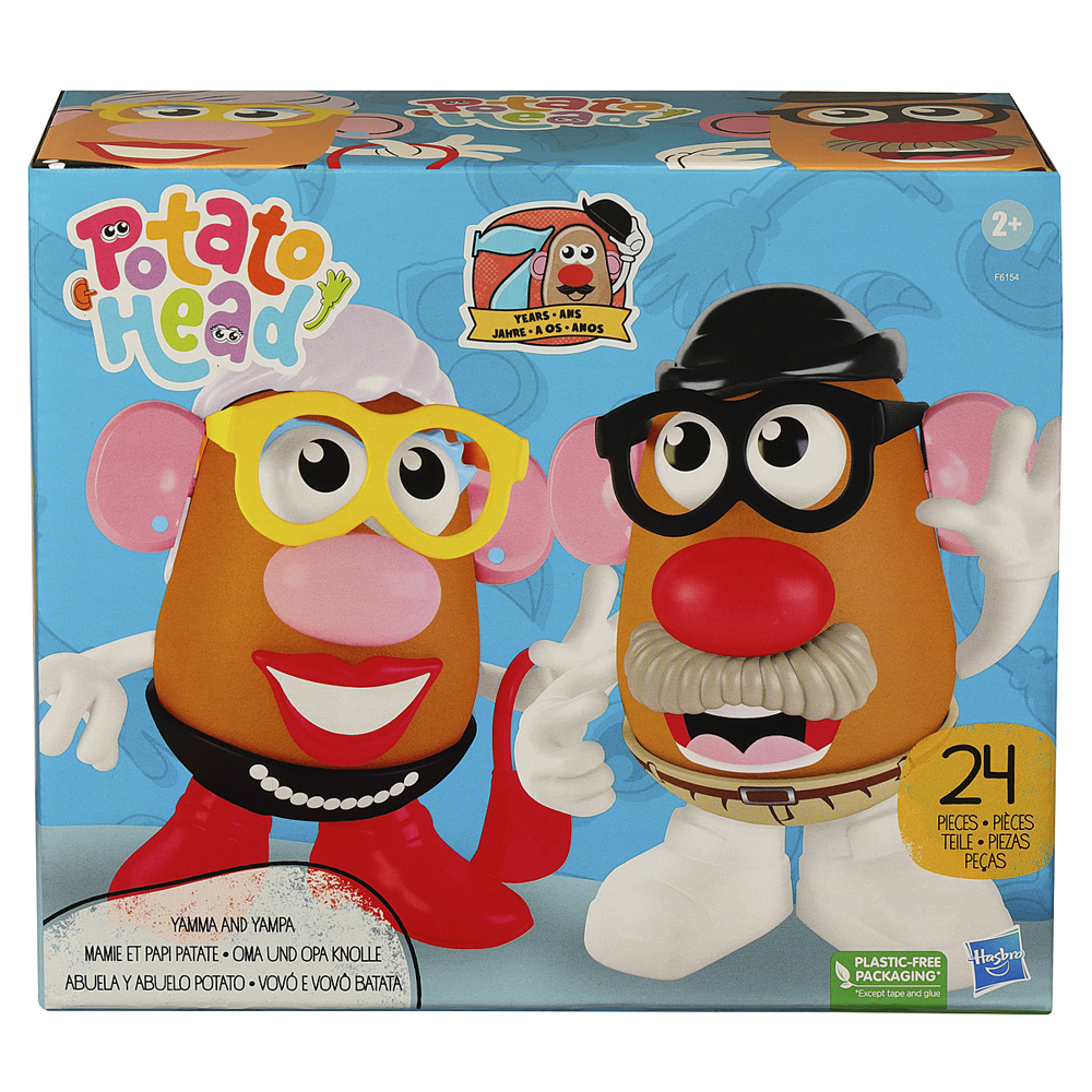 Potato Head, jouet Papi et Mamie Patate, inclut 24 pièces, jouet pour jeunes enfants, à partir de 2 