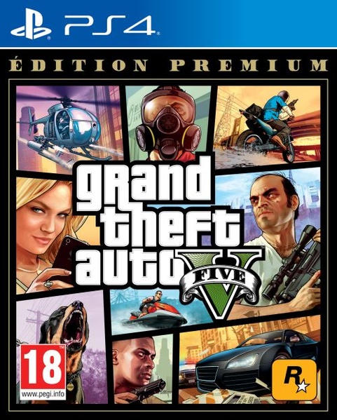 GTA V - edition premium (PS4)