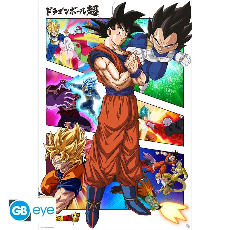 DRAGON BALL SUPER Poster Cases animés (91,5 x 61 cm)