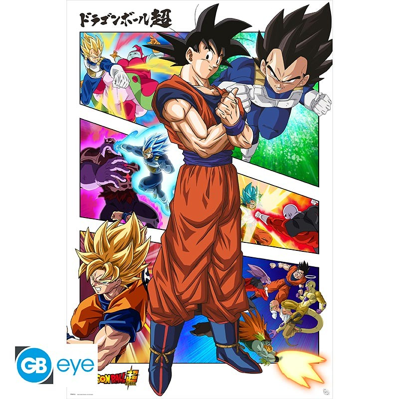 DRAGON BALL SUPER Poster Cases animés (91,5 x 61 cm)