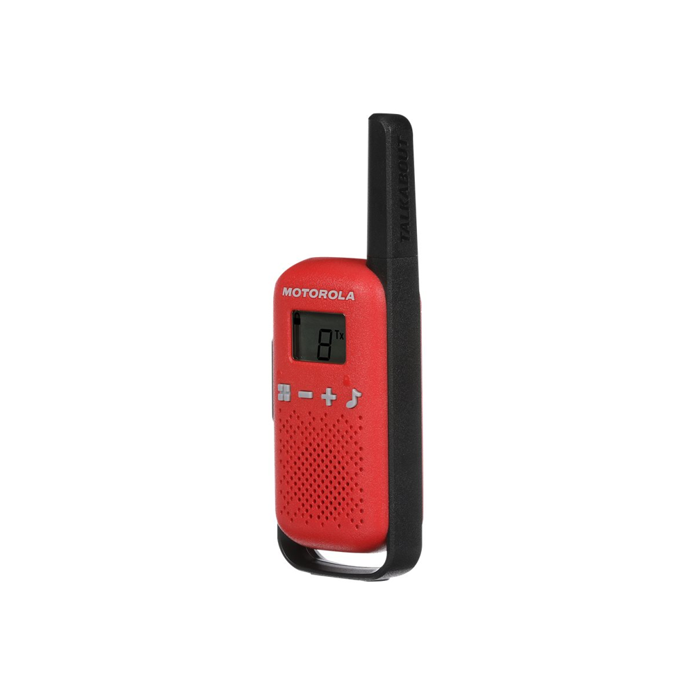 Motorola TALKABOUT T42 radio bidirectionnelle 16 canaux Noir, Rouge