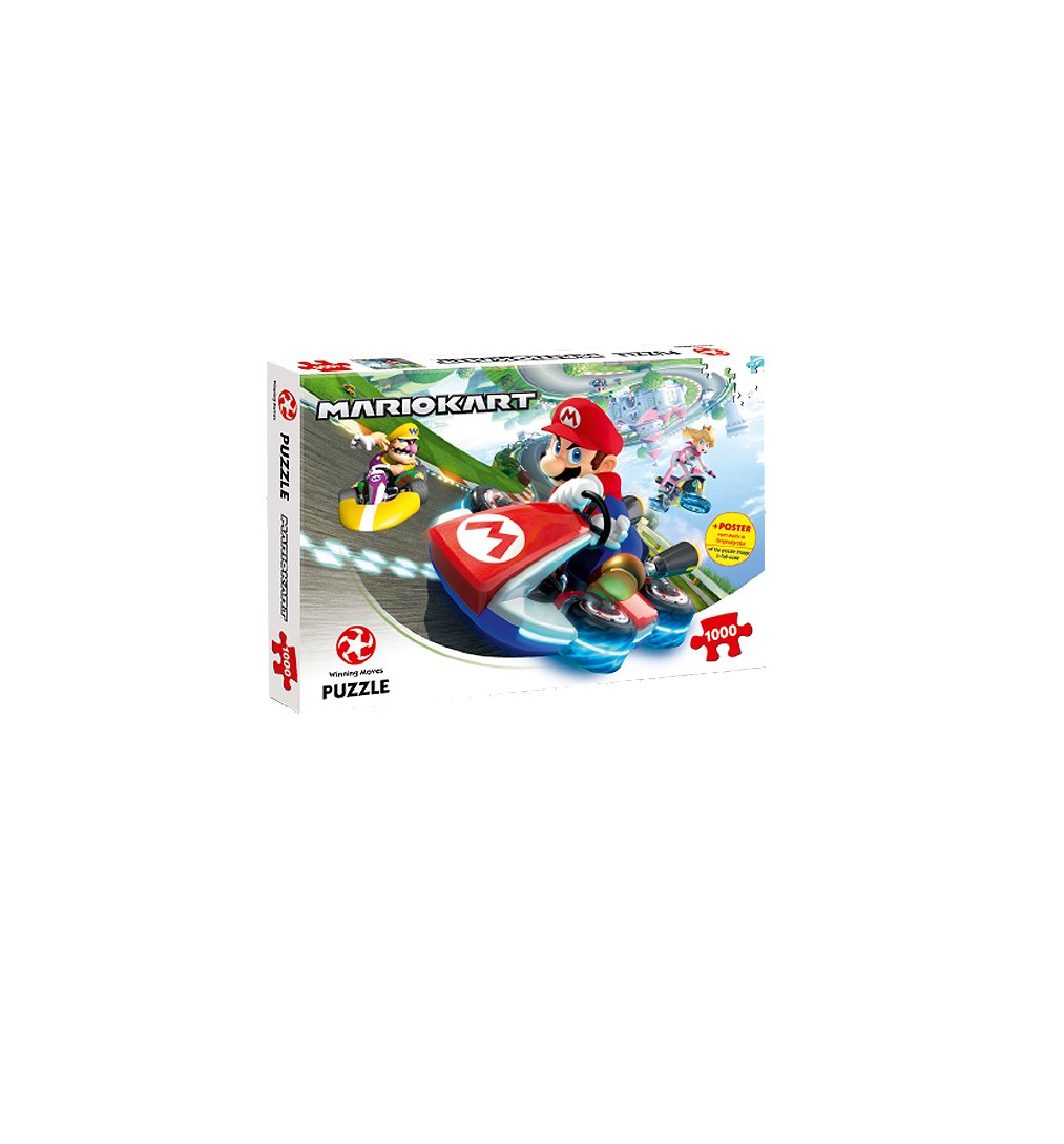 Puzzle Mario Kart Funracer 1000 Pièces - Super Mario