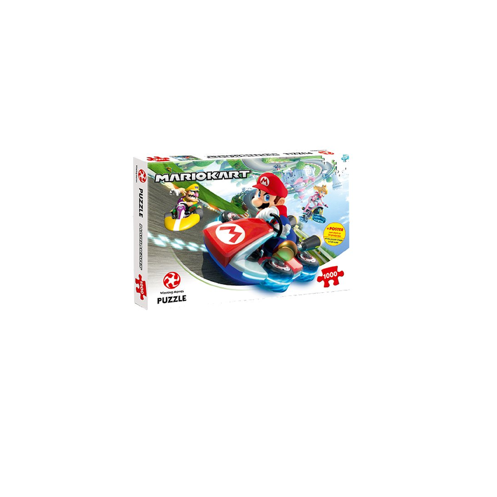 Puzzle Mario Kart Funracer 1000 Pièces - Super Mario