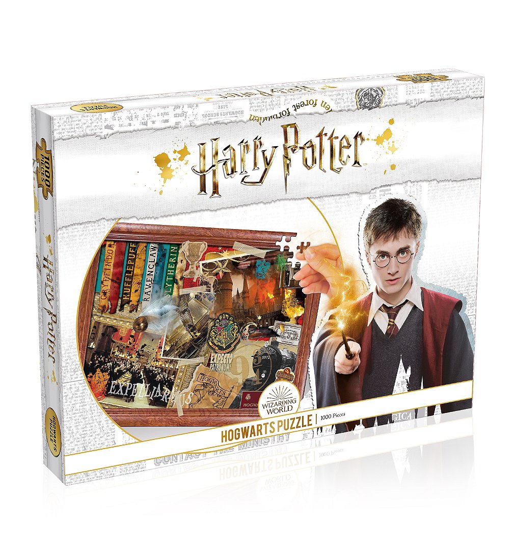 Puzzle Harry Potter Poudlard 1000 Pieces - Pack Blanc - Harry Potter