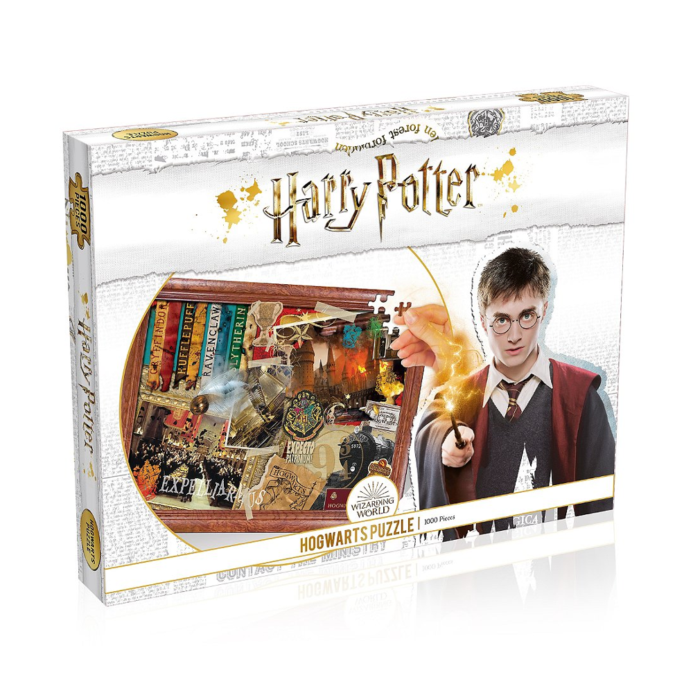 Puzzle Harry Potter Poudlard 1000 Pieces - Pack Blanc - Harry Potter