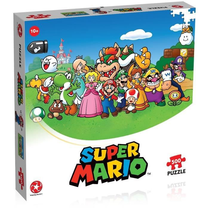 Puzzle Super Mario And Friends 500 Pieces Nouvelle Version - Super Mario