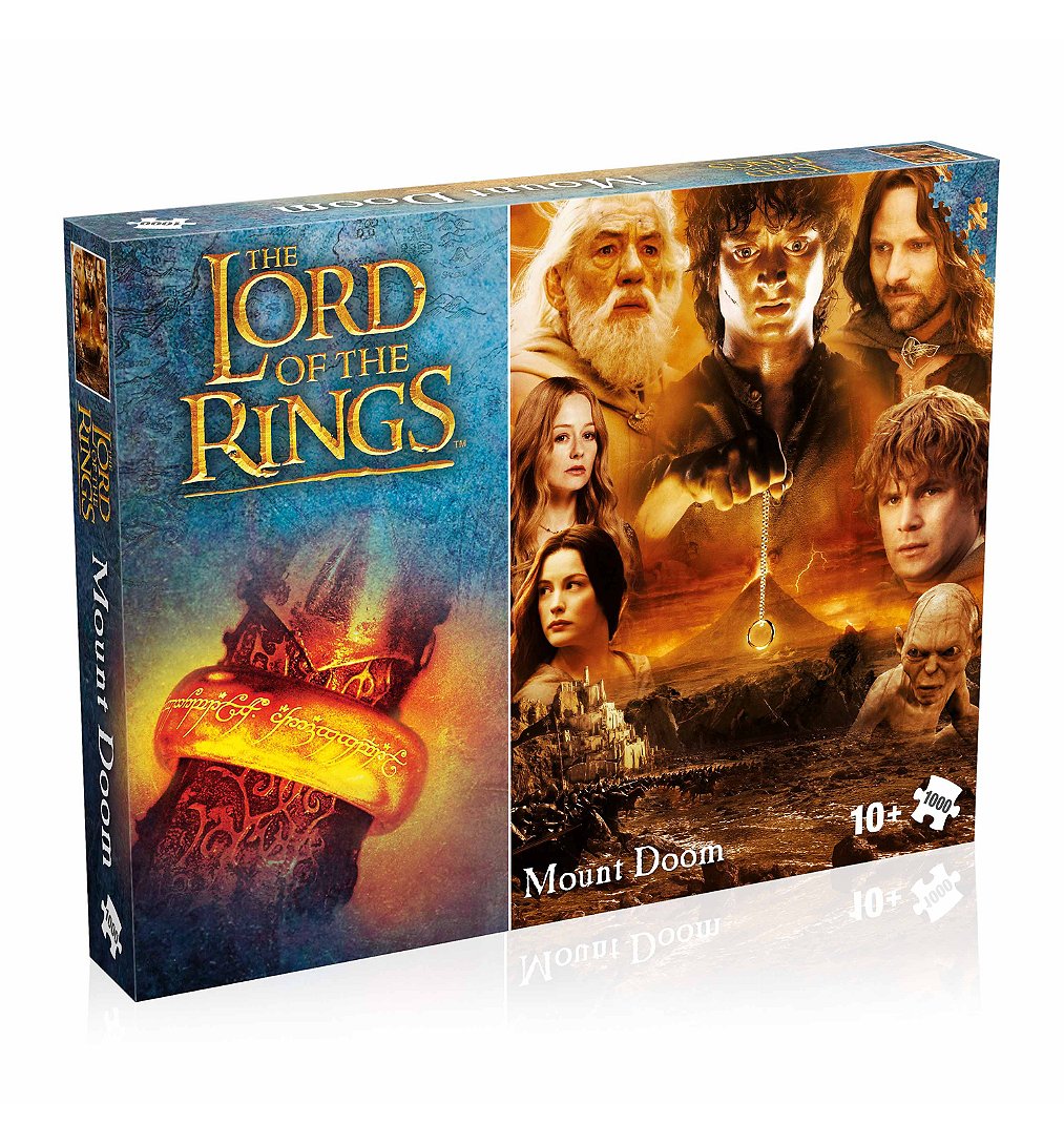 Puzzle Le Seigneur Des Anneaux La Montagne Du Destin 1000 Pieces - Le Seigneur Des Anneaux