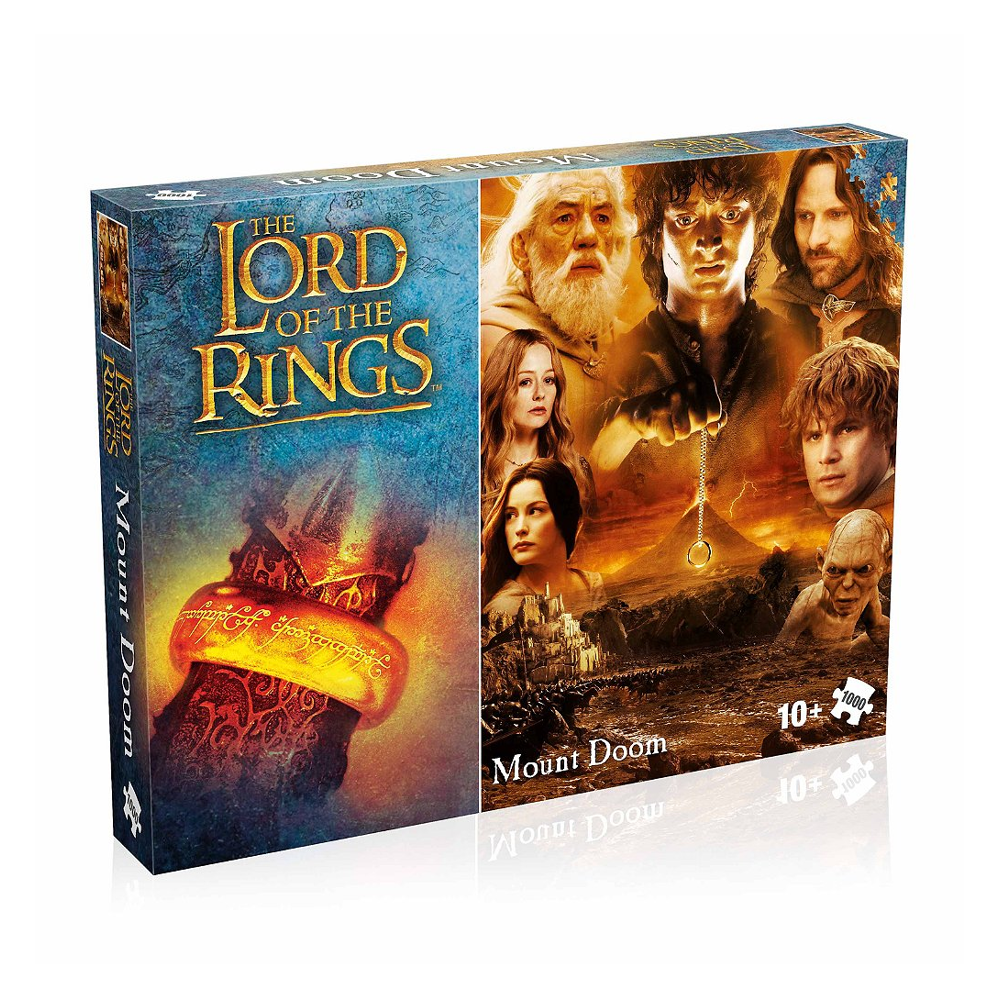 Puzzle Le Seigneur Des Anneaux La Montagne Du Destin 1000 Pieces - Le Seigneur Des Anneaux