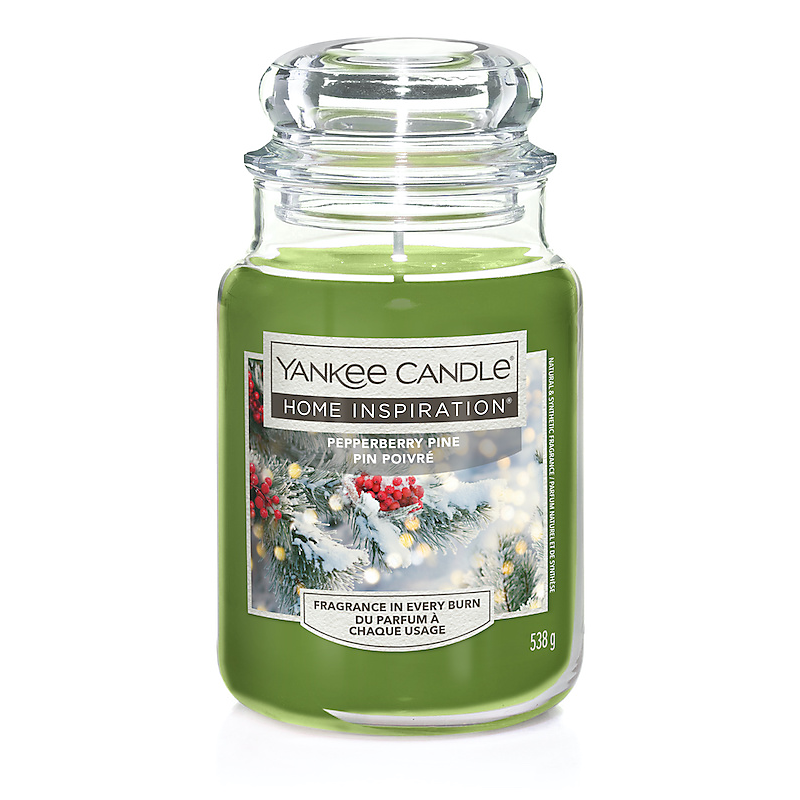 Grande bougie Yankee Candle parfum Pin Poivré