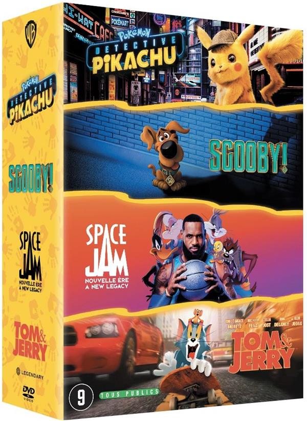 Pokemon Detective Pikachu + Scooby + Tom & Jerry + Space Jam : Nouvelle ère