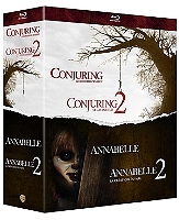 coffret horreur 4 films : Annabelle 1 et 2 ; conjuring 1 et 2