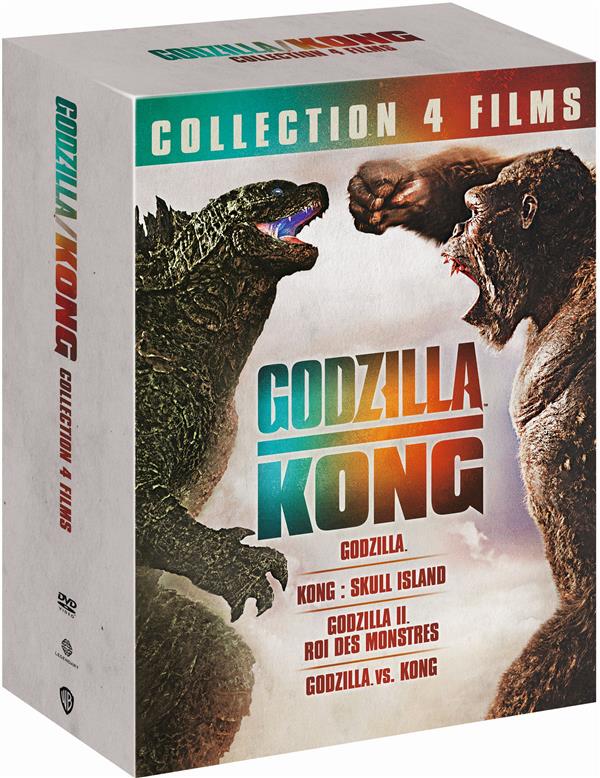 Godzilla + Godzilla, roi des monstres + Kong : Skull Island + Godzilla vs Kong