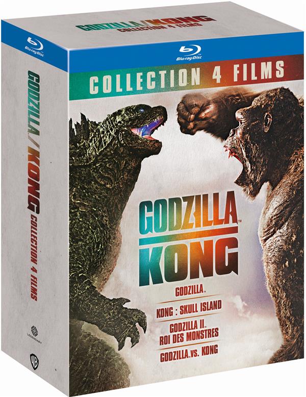 Godzilla + Godzilla, roi des monstres + Kong : Skull Island + Godzilla vs Kong