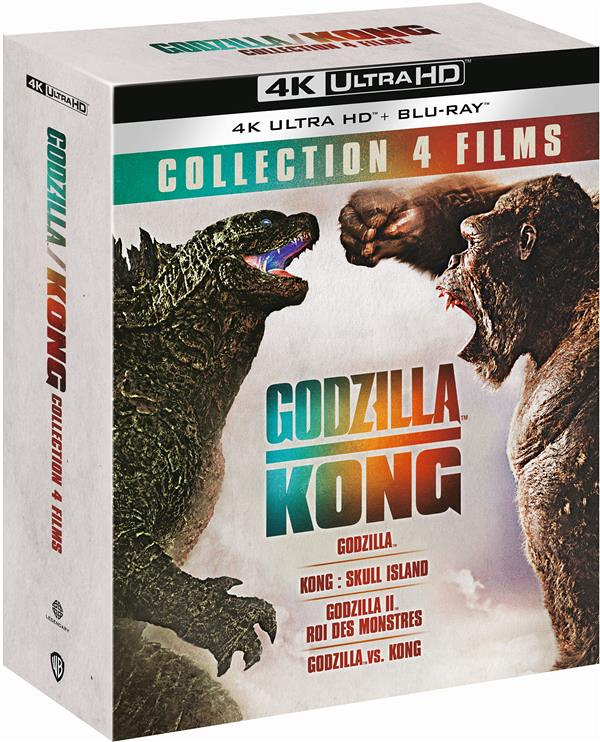 Godzilla + Godzilla, roi des monstres + Kong : Skull Island + Godzilla vs Kong