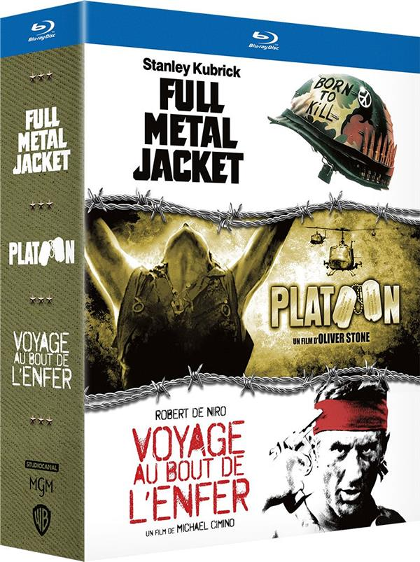 Vietnam War - Coffret 3 films : Full Metal Jacket + Platoon + Voyage au bout de l'enfer