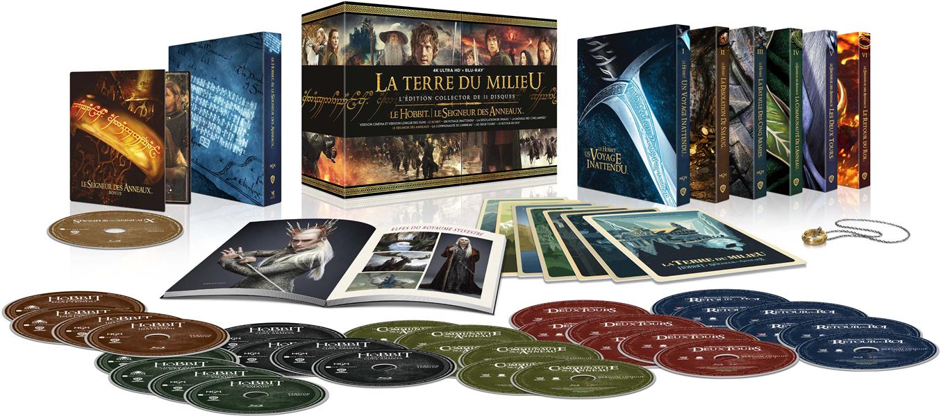 Terre du Milieu - Coffret : Le Hobbit - Trilogie + Le seigneur des anneaux - Trilogie