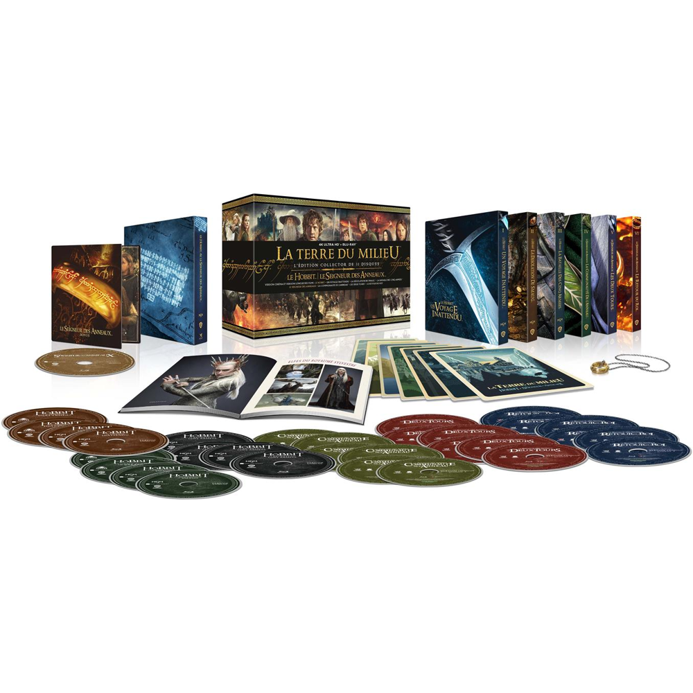 Terre du Milieu - Coffret : Le Hobbit - Trilogie + Le seigneur des anneaux - Trilogie