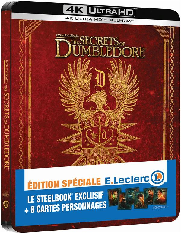 Les animaux fantastiques 3 : Les secrets de Dumbledore - Édition Steelbook spéciale E. Leclerc
