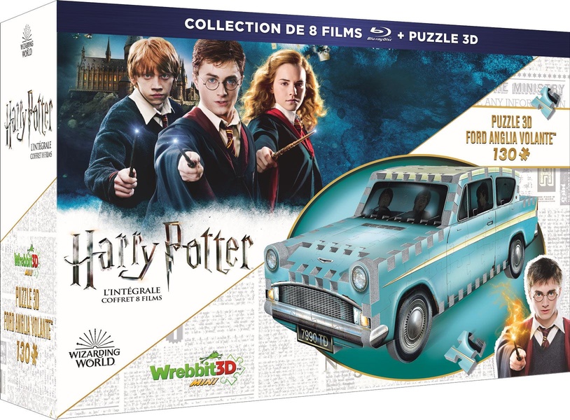 Harry Potter - L'intégrale des 8 films + Puzzle 3D Ford Anglia volante
