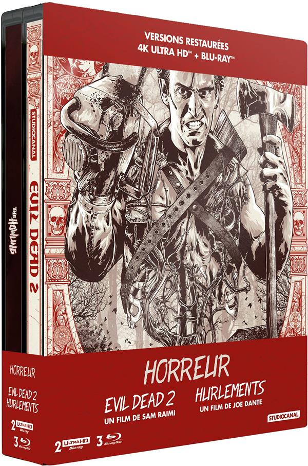 Horreur - Coffret 2 films : Hurlements + Evil Dead 2
