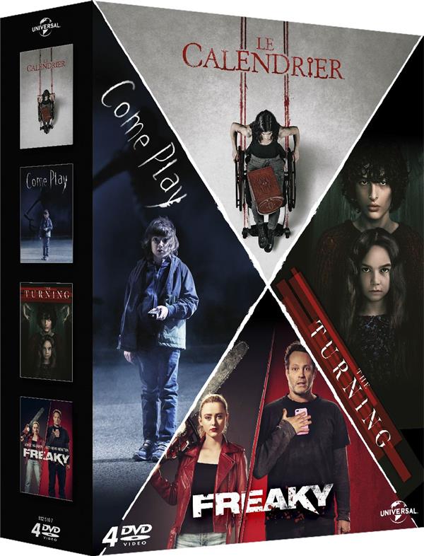 Horreur - Coffret 4 films : Freaky + Come Play + Le calendrier + The Turning