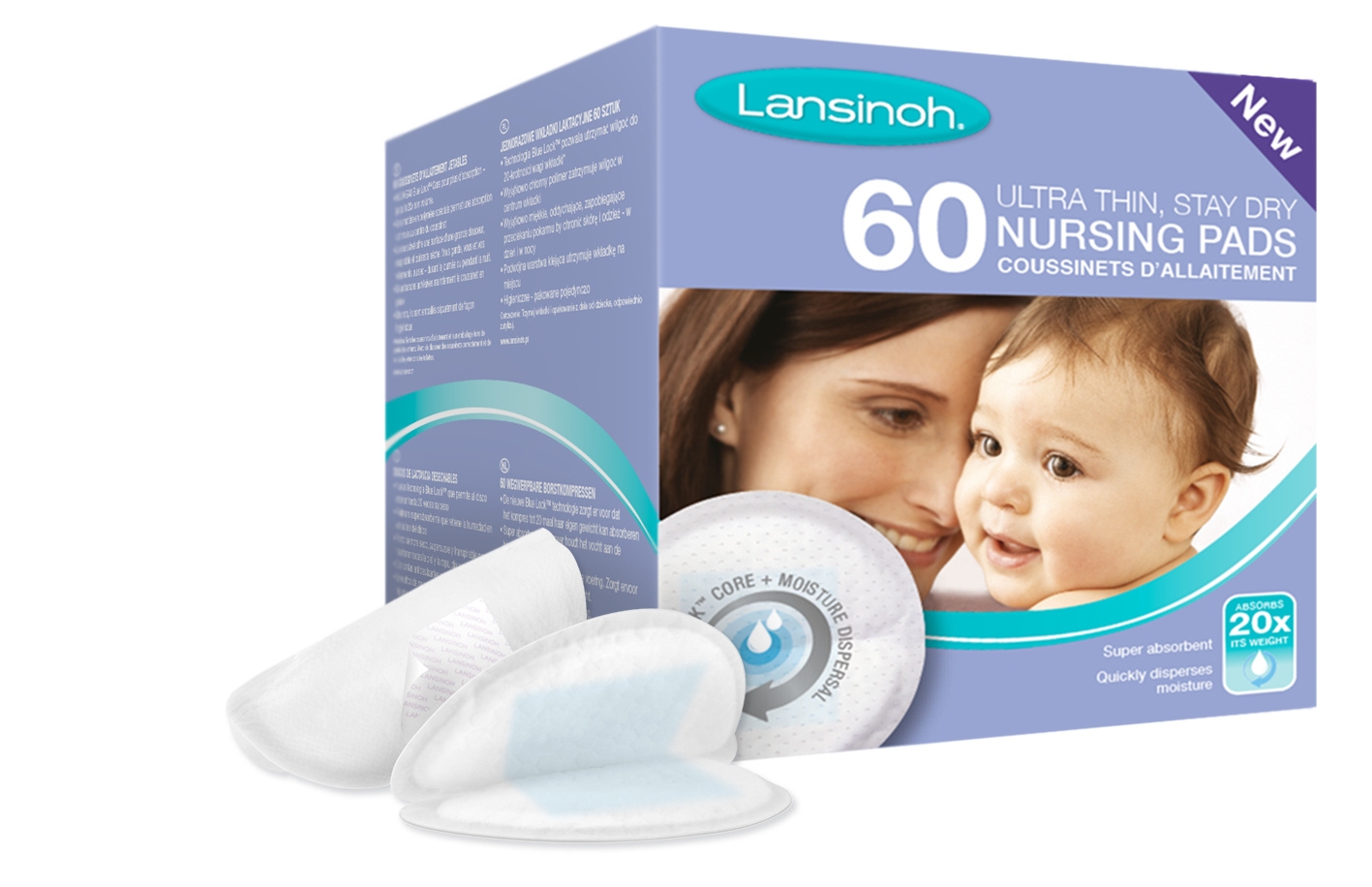 Coussinets Allaitement Jetables 60 pièces