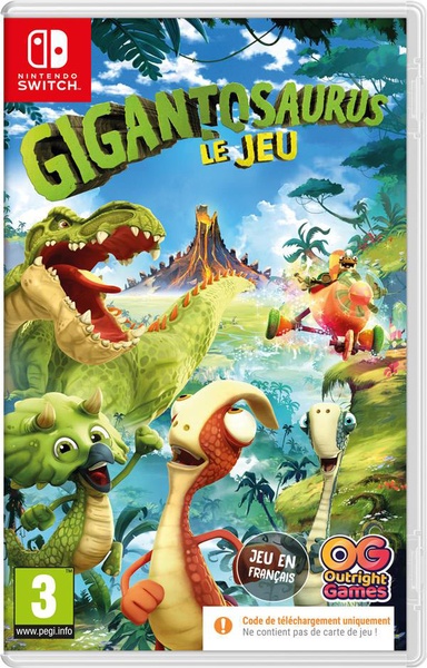 Gigantosaurus : le jeu - code de téléchargement (SWITCH)