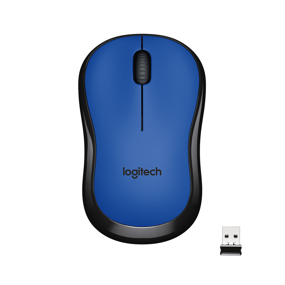 Logitech M220 Silent Souris Sans Fil, Ambidextre - Bleue