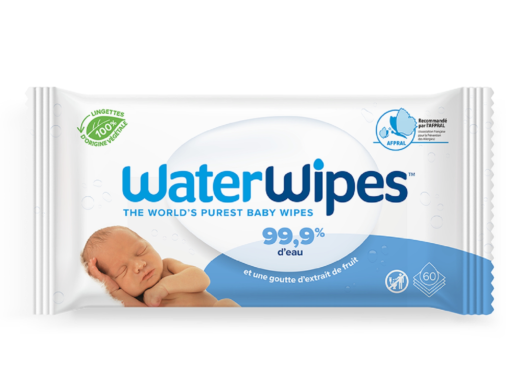 Waterwipes Lingettes x60