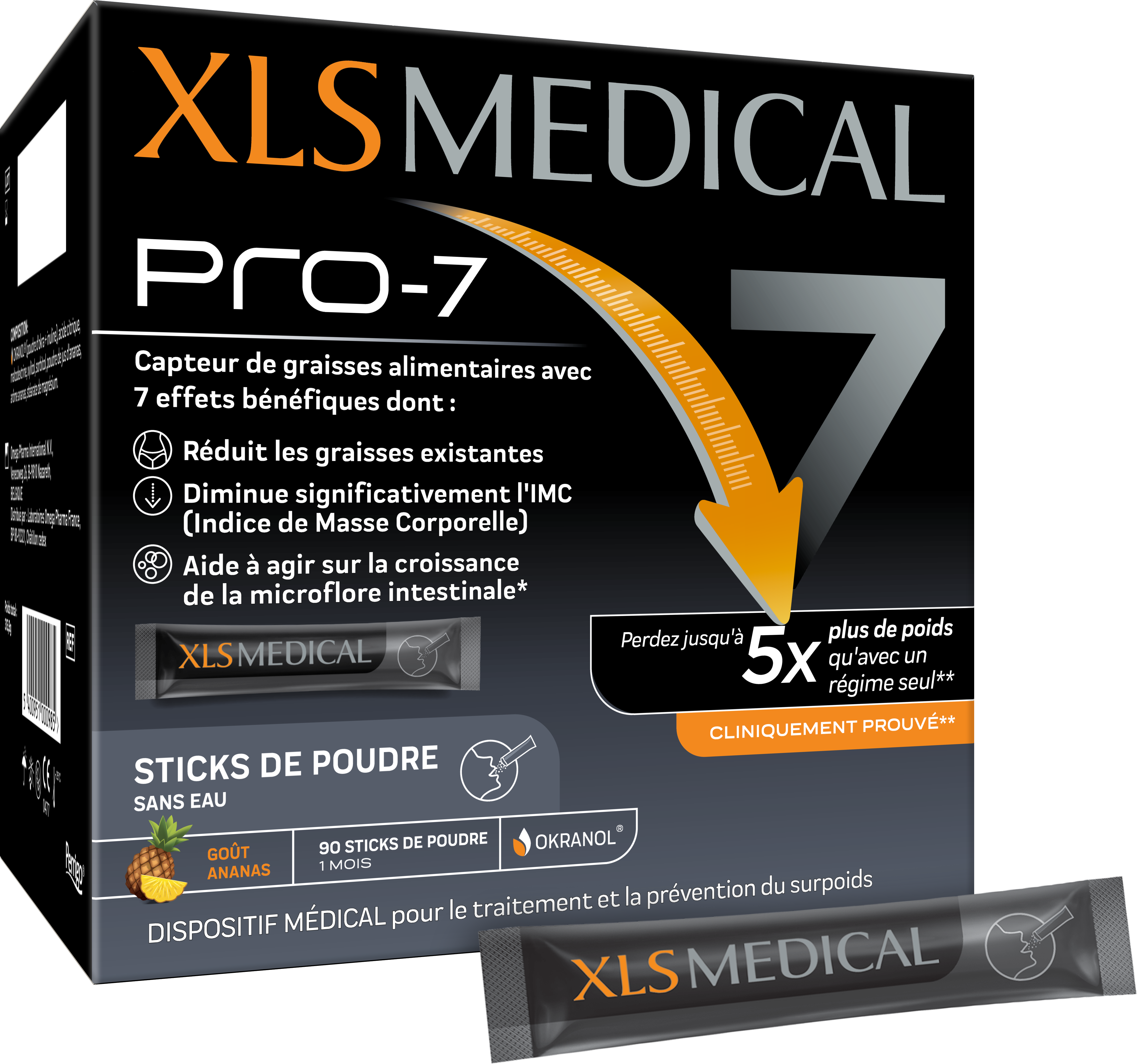 Pro-7 Aide à la Perte de Poids 90 Sticks