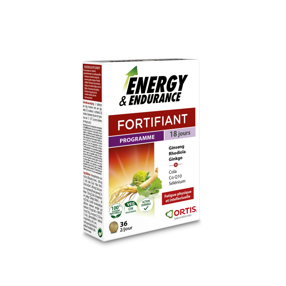 Ortis Energy & Endurance 36 comprimés