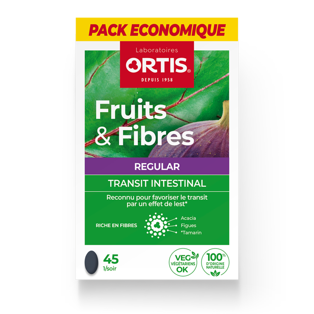 Fruits & Fibres Regular Ecopack 45 comprimés