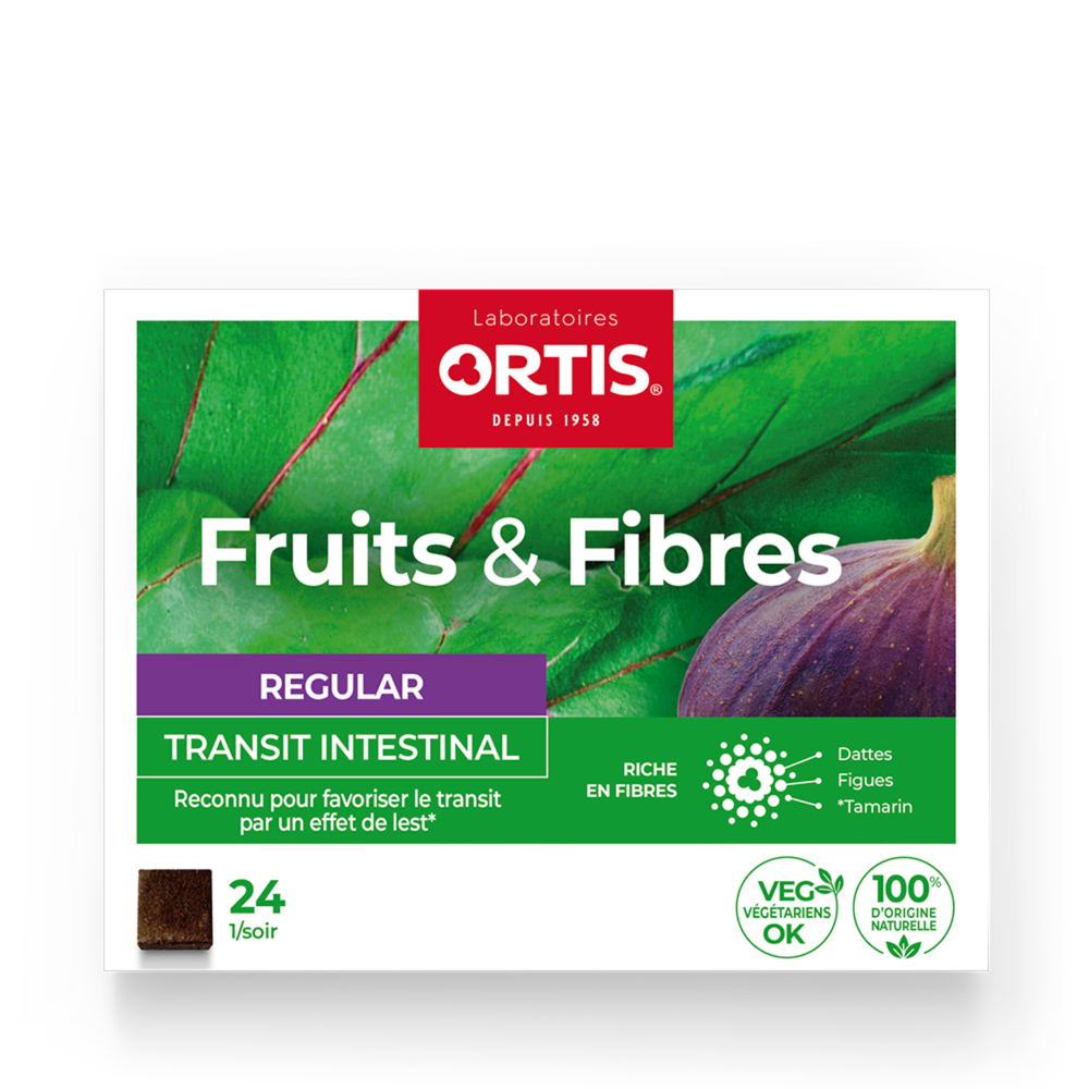 Ortis fruits & fibres regulare 24 cubes