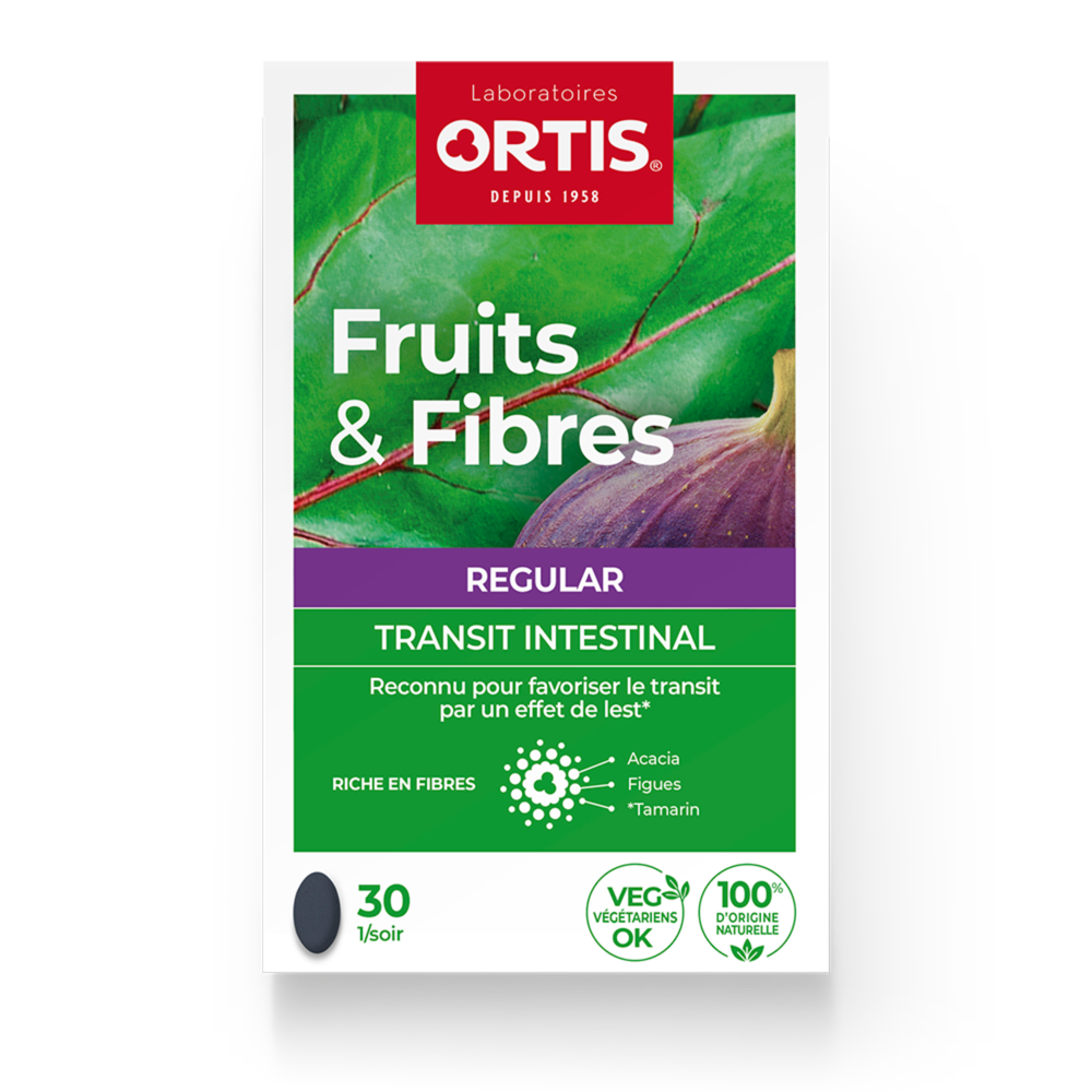 Fruits & Fibres Regular Transit intestinal 30 comprimés