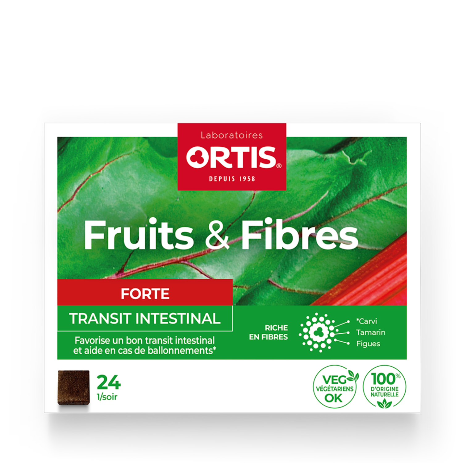 Fruits & Fibres forte 24 cubes