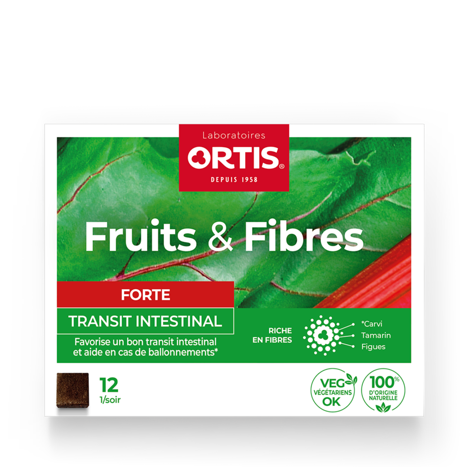 Fruits&Fibres Forte 12 Cubes