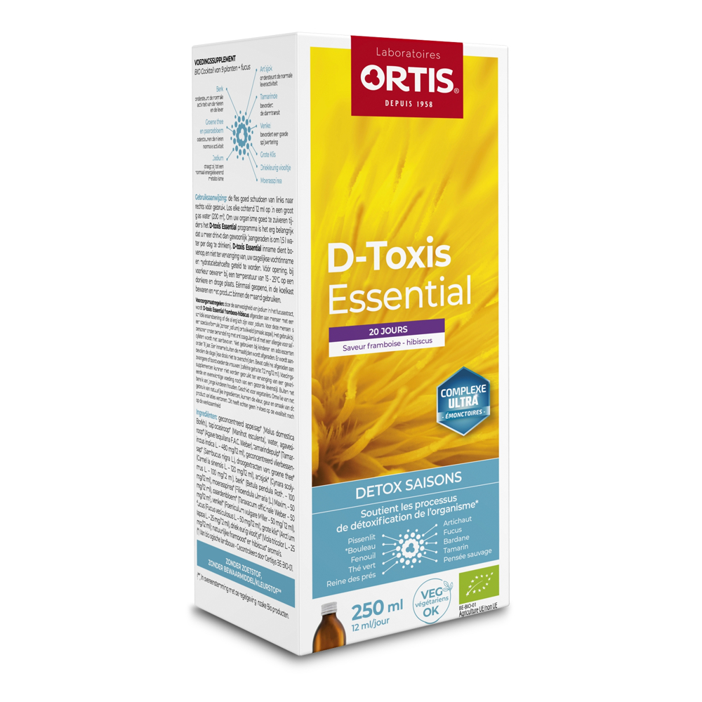 D-Toxis Essential Framboise Hibiscus 250ml
