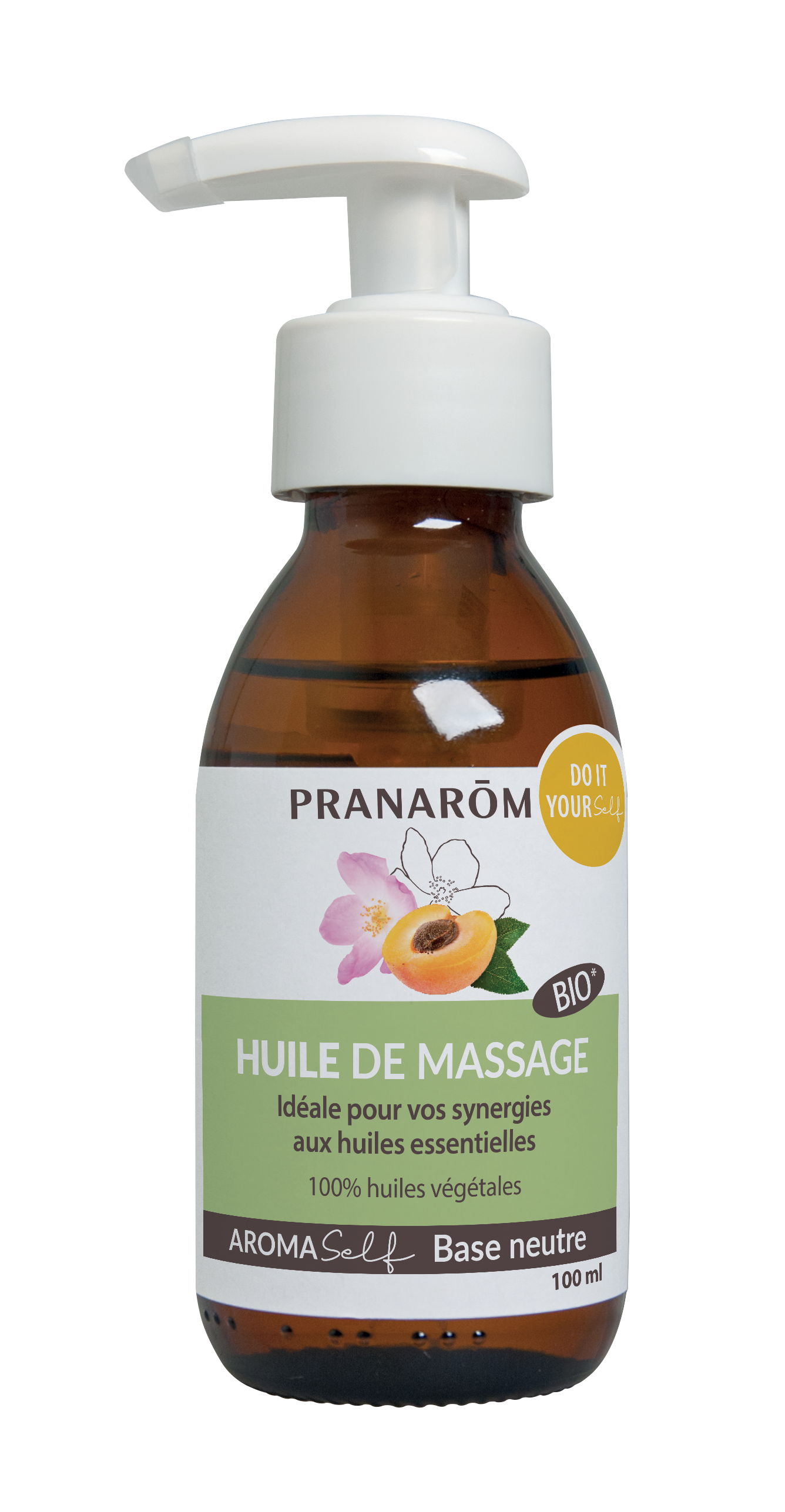 Huile De Massage Neutre 3 Huiles Végétales Bio 100 ml
