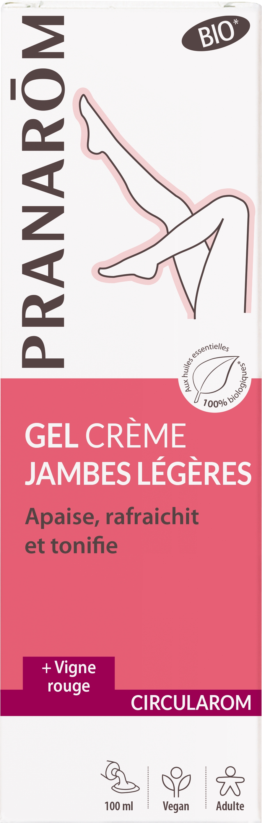 Gel crème jambes legères 100ml