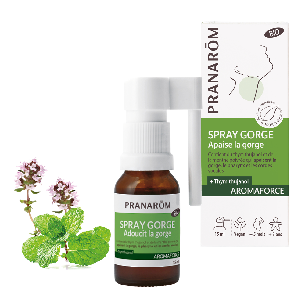 Spray gorge apaisant bio 15ml