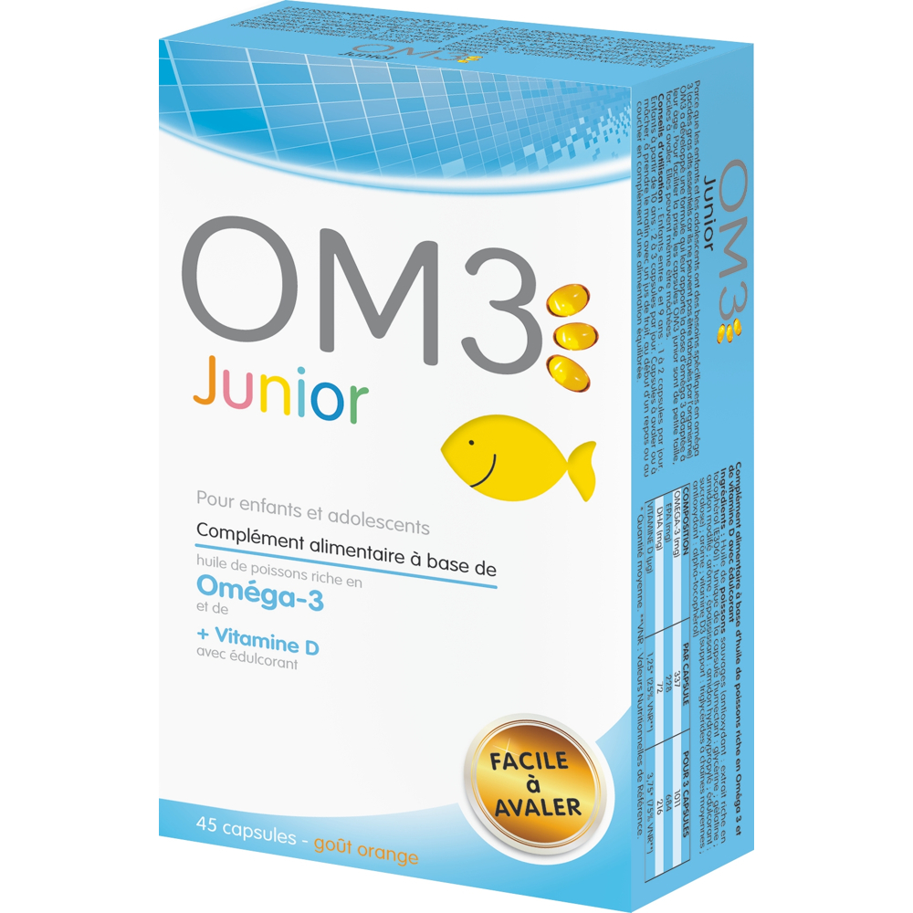 OM3 Junior 45 capsules