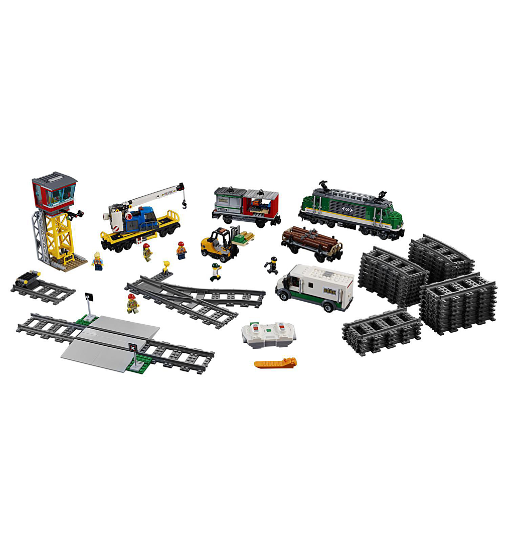 Lego® City - Le Train De Marchandises Télécommandé - 60198