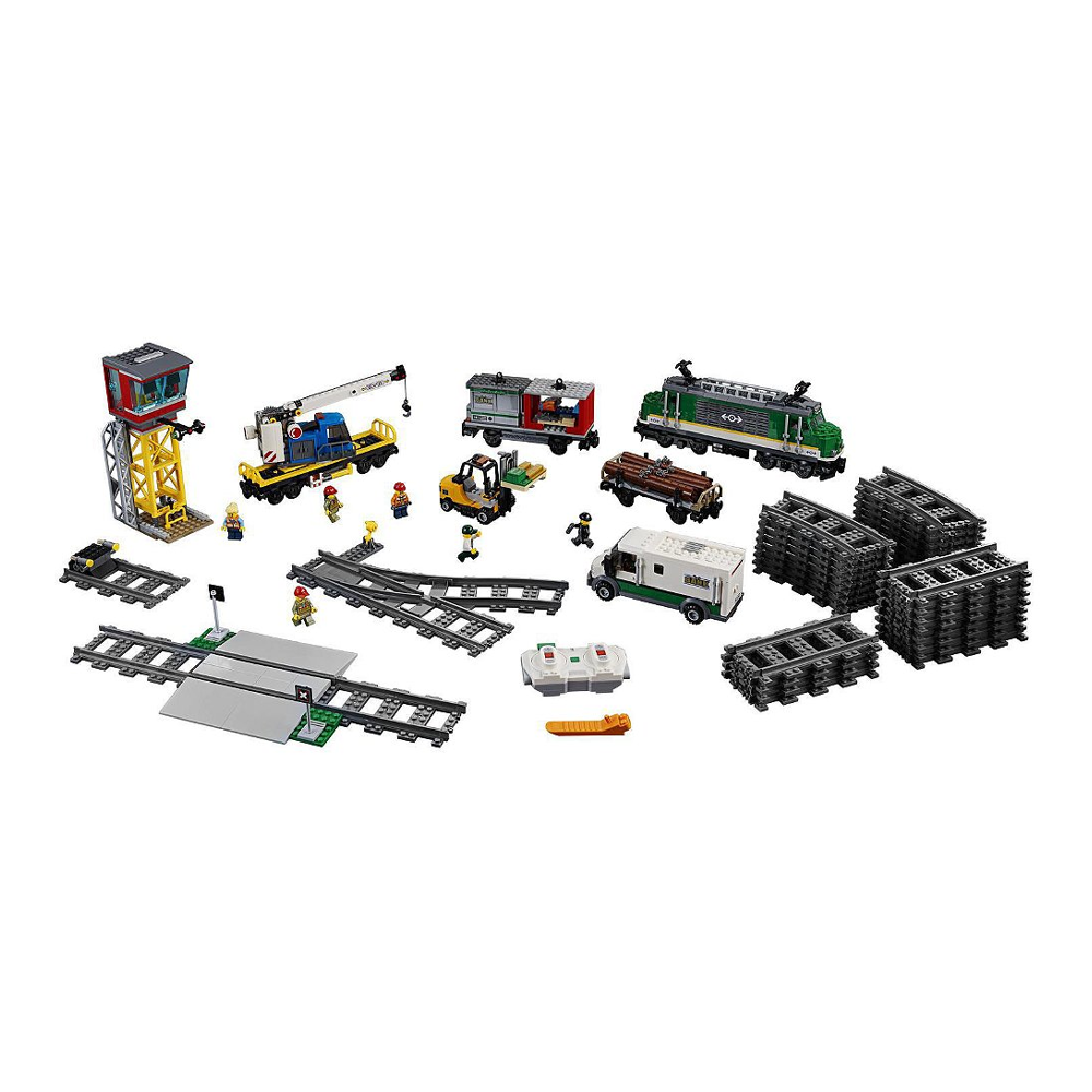 Lego® City - Le Train De Marchandises Télécommandé - 60198