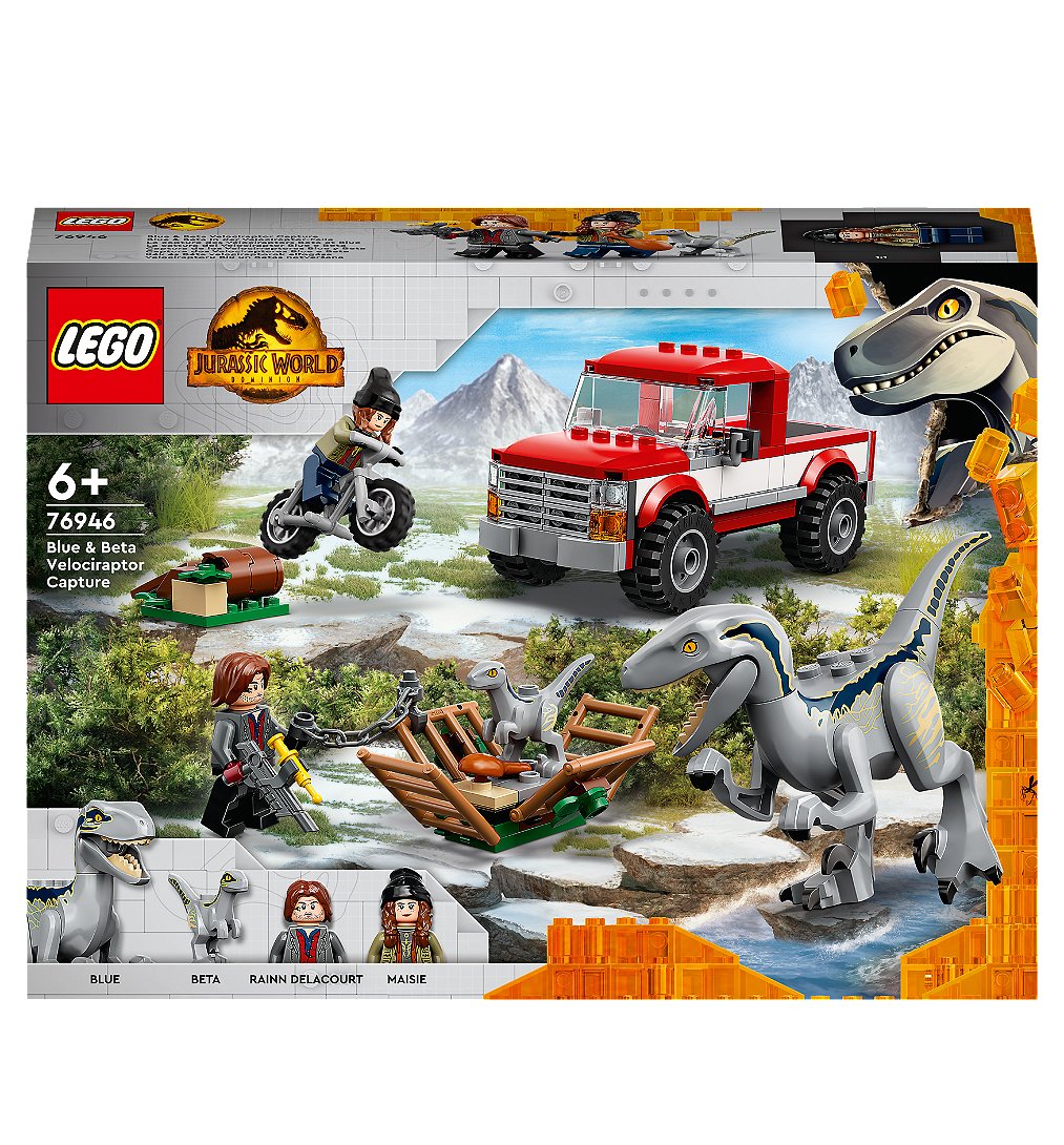 LEGO® Jurassic World™ - La capture des Vélociraptors Beta et Blue - 76946