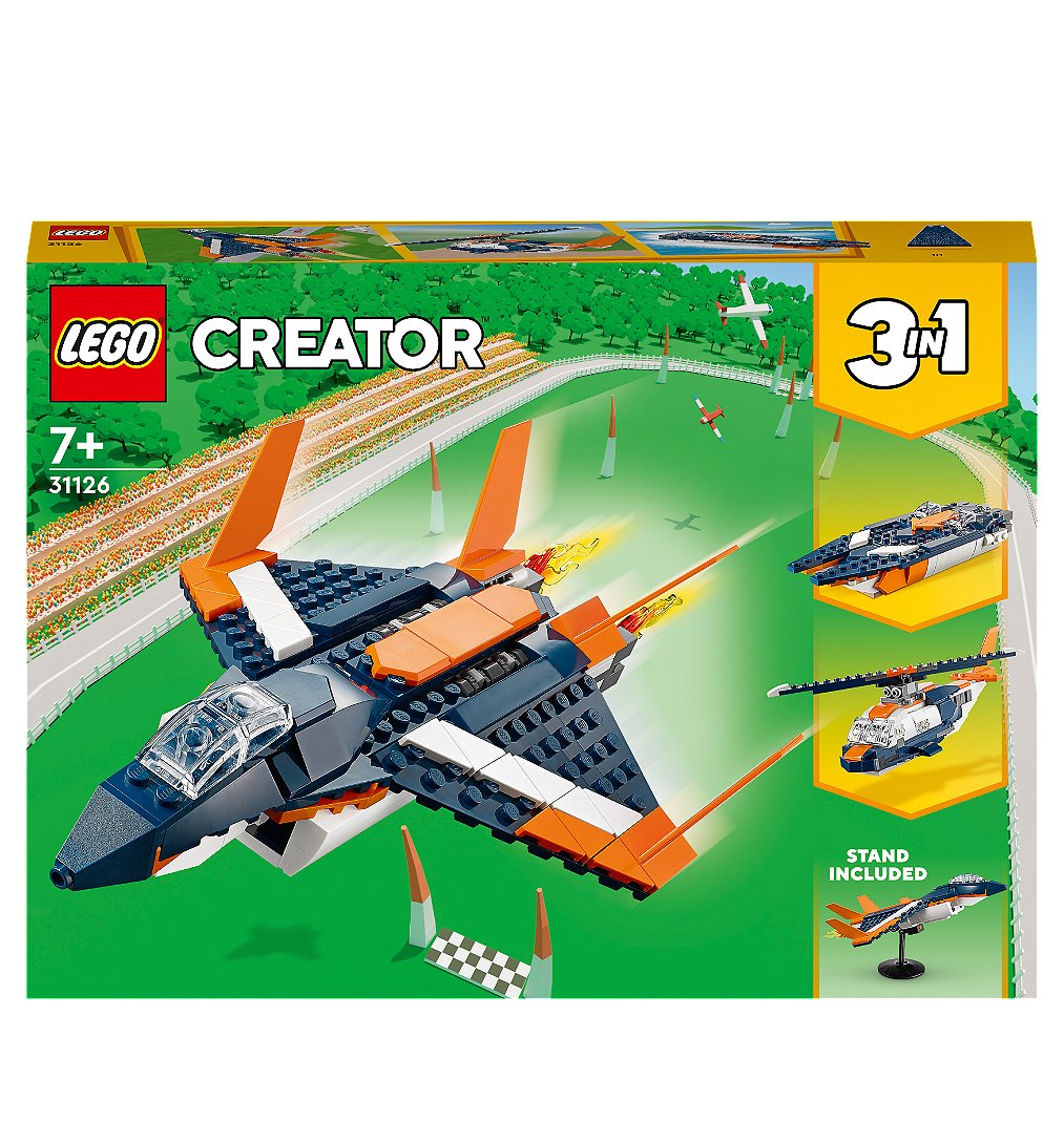LEGO® Creator - L’avion supersonique - 31126