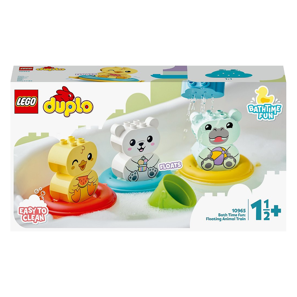 LEGO® DUPLO® Mes 1ers pas - Jouet de bain : le train flottant des animaux - 10965