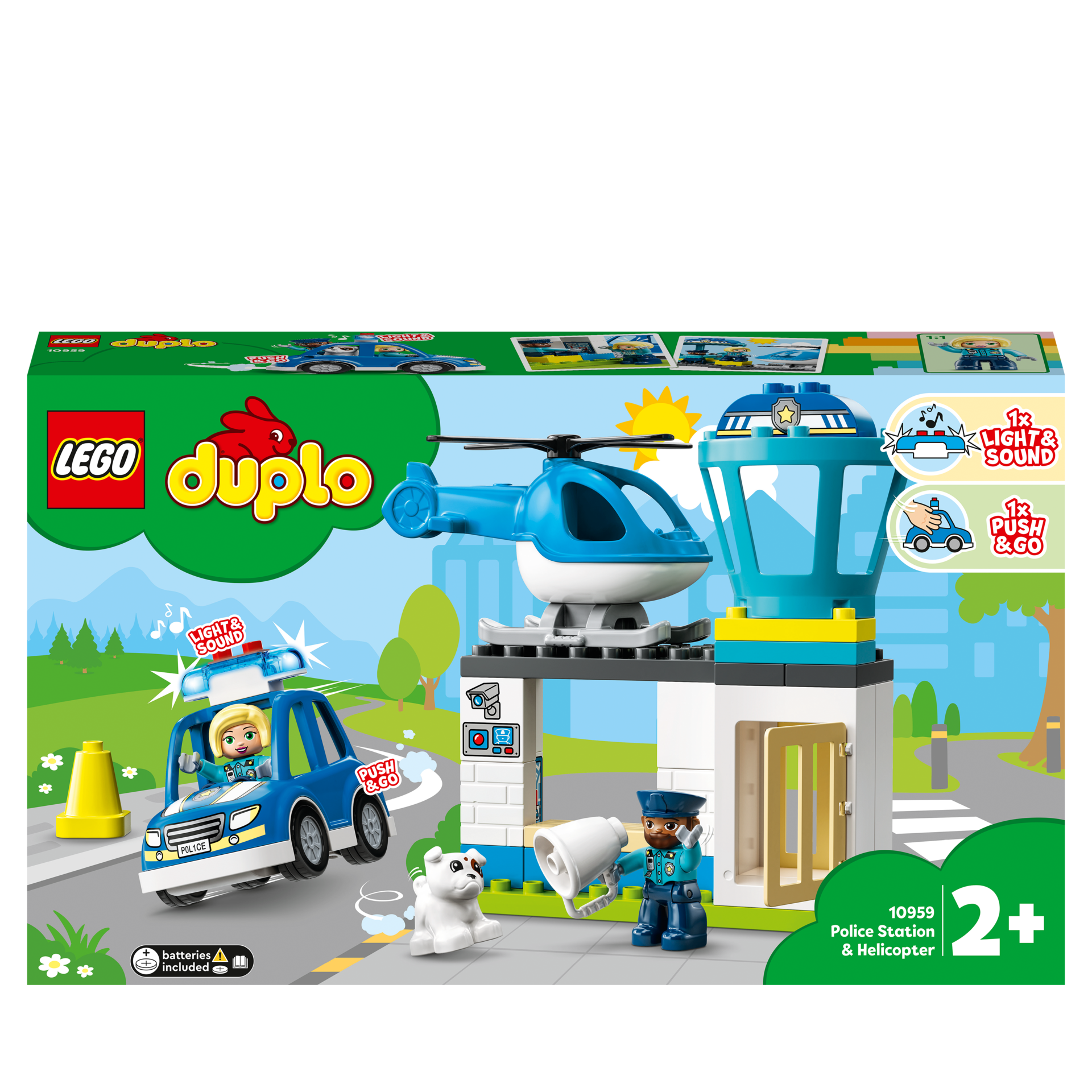 LEGO® DUPLO® Ma ville - Le commissariat et l’hélicoptère de la police - 10959