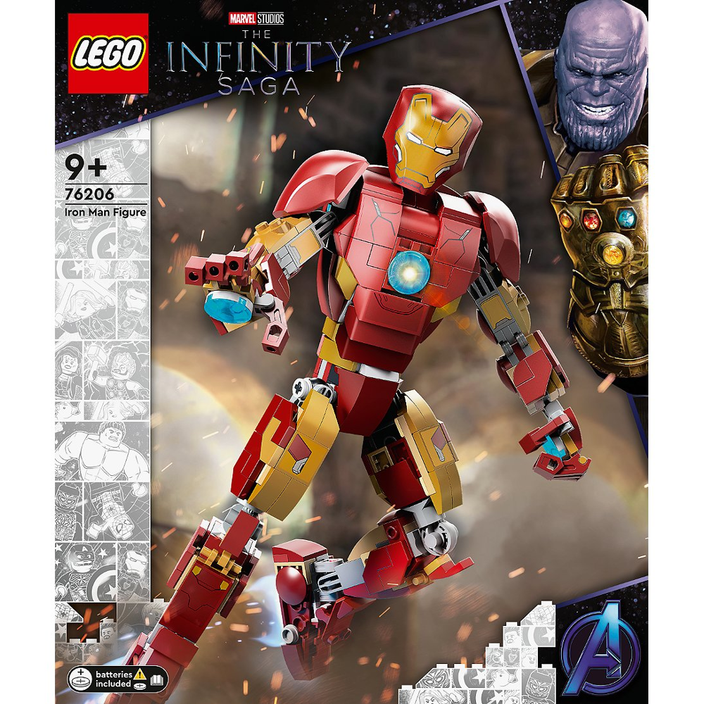 LEGO® Marvel Super Heroes™ - L’armure articulée d’Iron Man - 76206